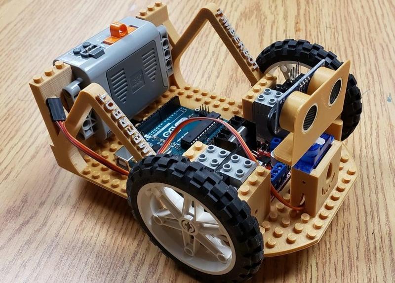 Arduino Uno and L298N Lego Car Chassis