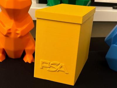 Graded slab storage box (PSA tested)