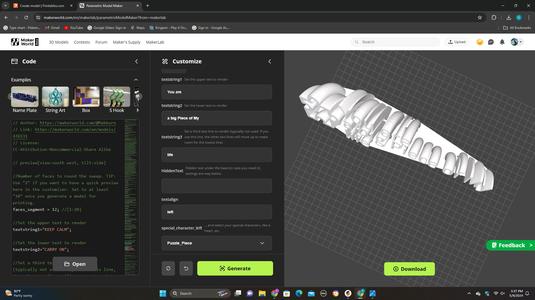 you are a big piece of my life