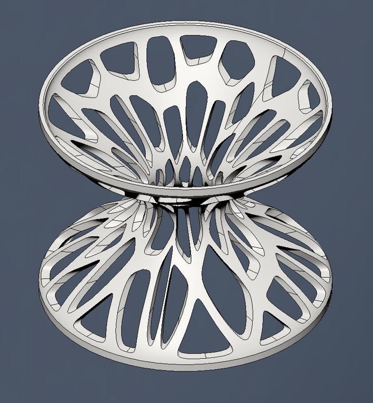 Fruit bowl pedestal