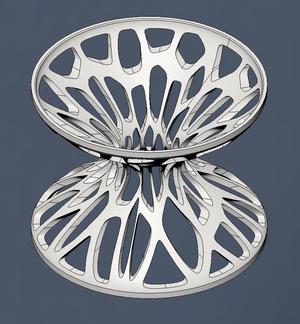 Fruit bowl pedestal