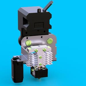 Ender 3 V2 neo X carriage assembly with sprite neo extruder - Fusion file + step