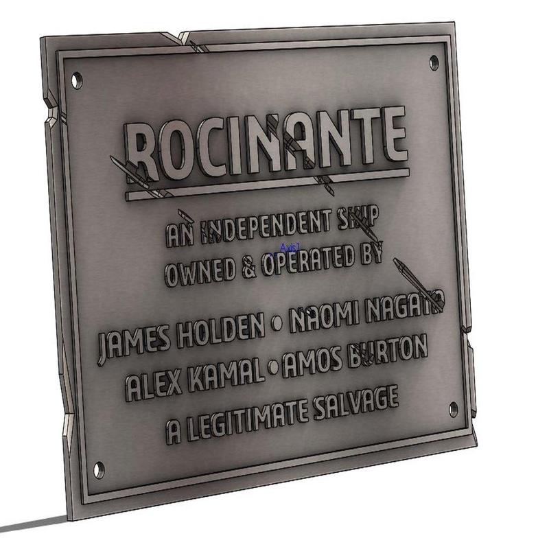 Rocinante Plaque - Expanse Season 4