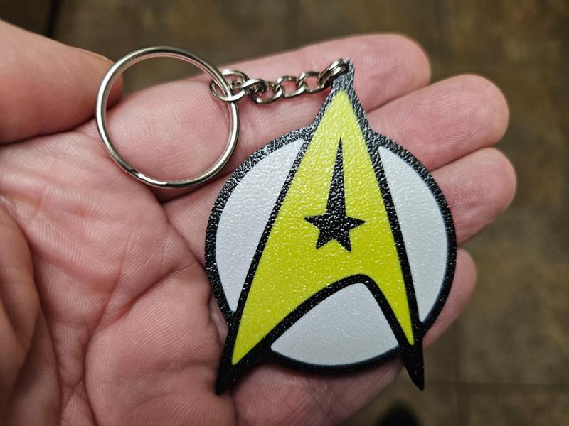 Star Trek Keychain - 2 Sizes