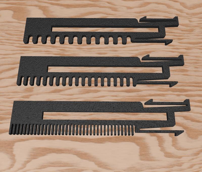 OTF Fidget Knife - MORE COMBS REMIX - CAD INCLUDED