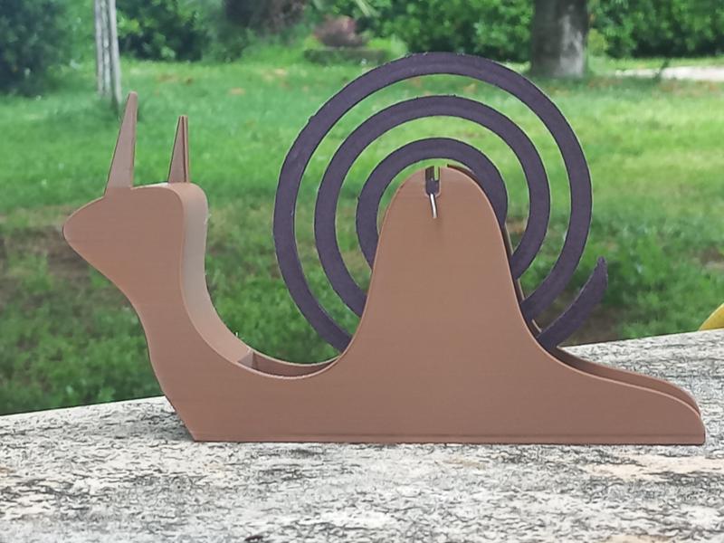 Snail mosquito spiral holder