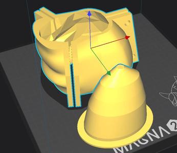 Molde Calavera Maceta