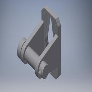 2  versions Filament spool holder for wall or table. (simple to print)