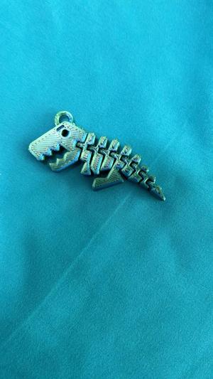 Flexi-rex with keychain