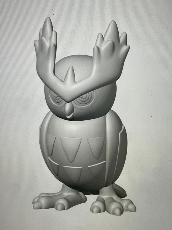 Noctowl statue