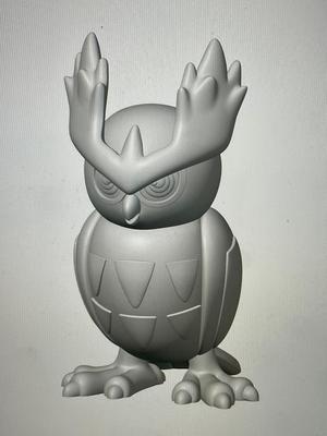 Noctowl statue