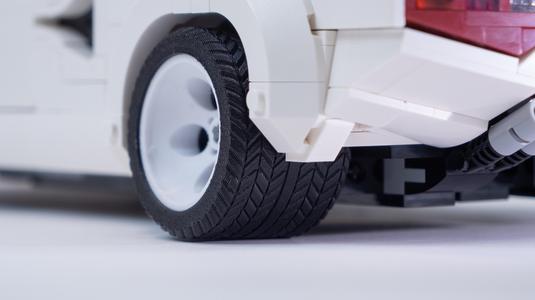 Realistic wheels for Lego 10337 Lamborghini Countach