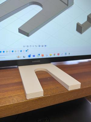 Low Profile Stand for Samsung S27C31 27" Monitor