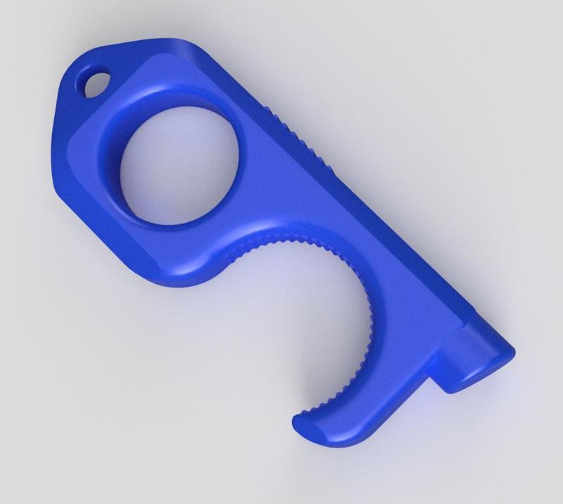 Door opener for keychain