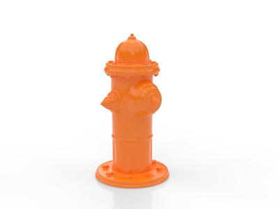 Scale Fire Hydrant