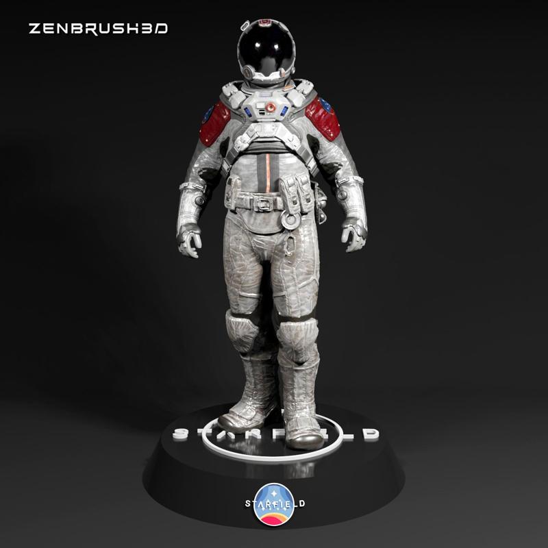 Starfield - Constellation Spacesuit AND Spaceship - Frontier 3D print