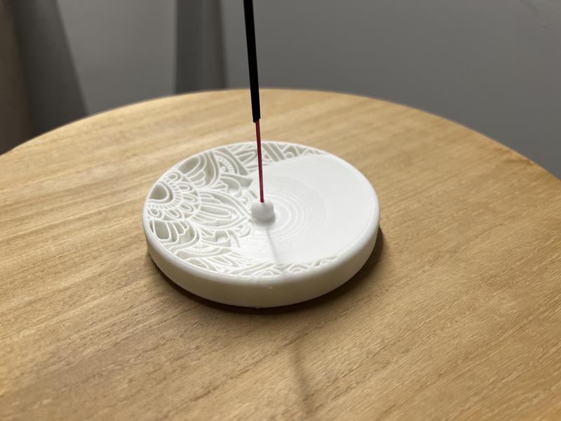 Incense holder with Mandala.