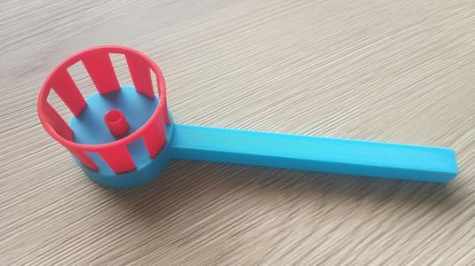 Ball blowing training game
