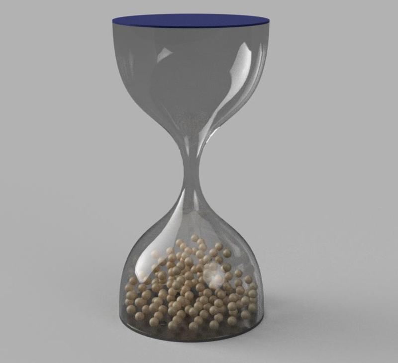 Multi-Material Hourglass