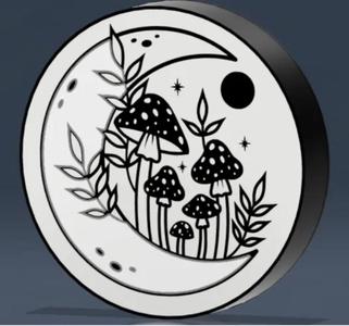 Mushroom Lightbox/Sign