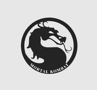 Mortal kombat logo - wall art
