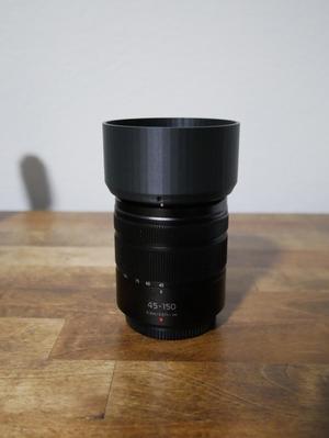 Lumix 45-150 (H-FS45150) Lens Hood | Reversible | Round