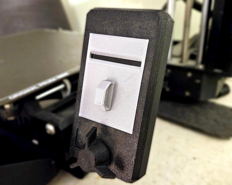 Prusa mini LCD cover with progress bar window