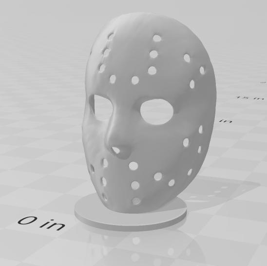 Jason mask car hood ornament