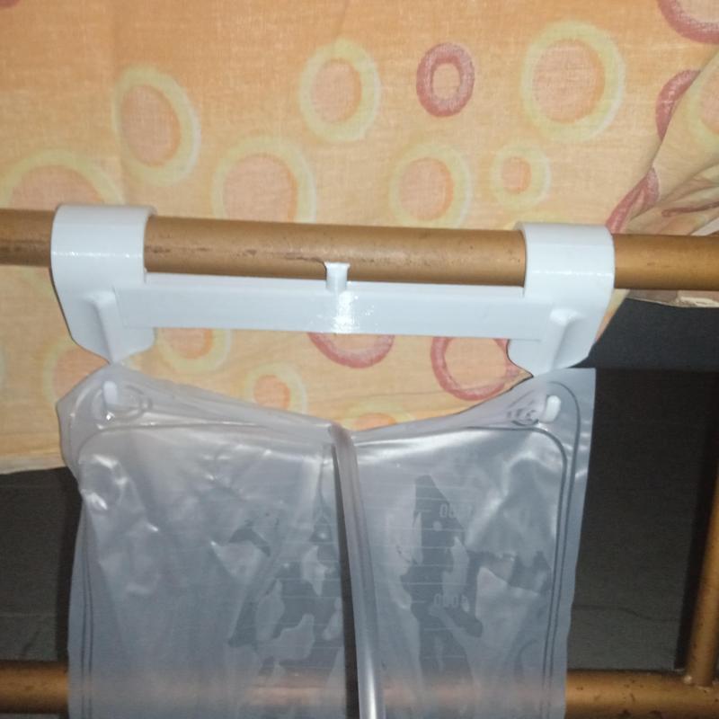 Porta sacca Urine catheter bag hook attachment