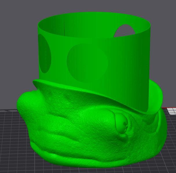 Frog toothbrush holder - Support brosse a dents grenouille