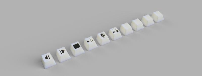 Cherry MX compatible keycaps