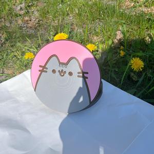 Pusheen cat logo model