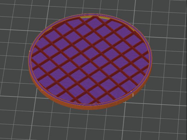 Thin Coaster - Infill design
