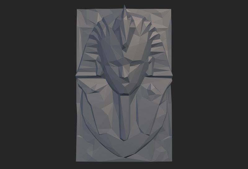 Pharaoh low poly no.1