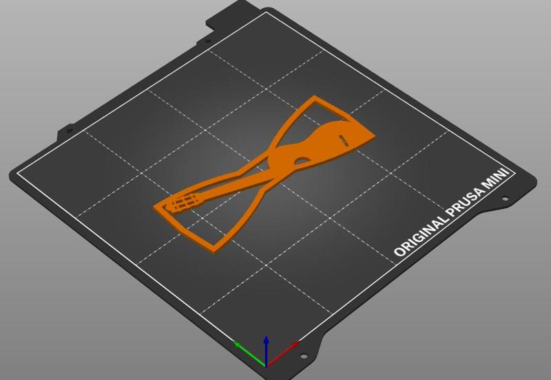 Guitar bowtie / Kytarový motýlek