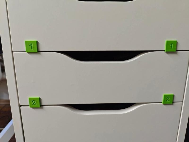 Drawer face spacer 1 - 4 mm