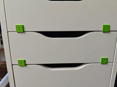 Drawer face spacer 1 - 4 mm