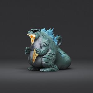 Godzilla graffiti -GODZILLAXKONG-.