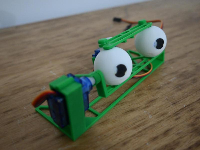 Eye robot mechanism