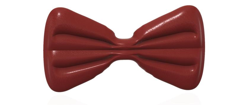 bow tie elegant form cosplay masquerade male female decoration 3d-print and cnc