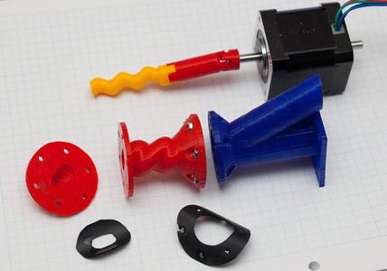 Moineau stepper extruder