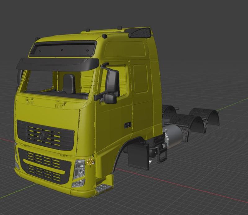 Volvo FH16 Globetrotter 2010-2014 model 1/14