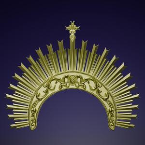 Diadema – Modelo 3D para Vírgenes y Santos