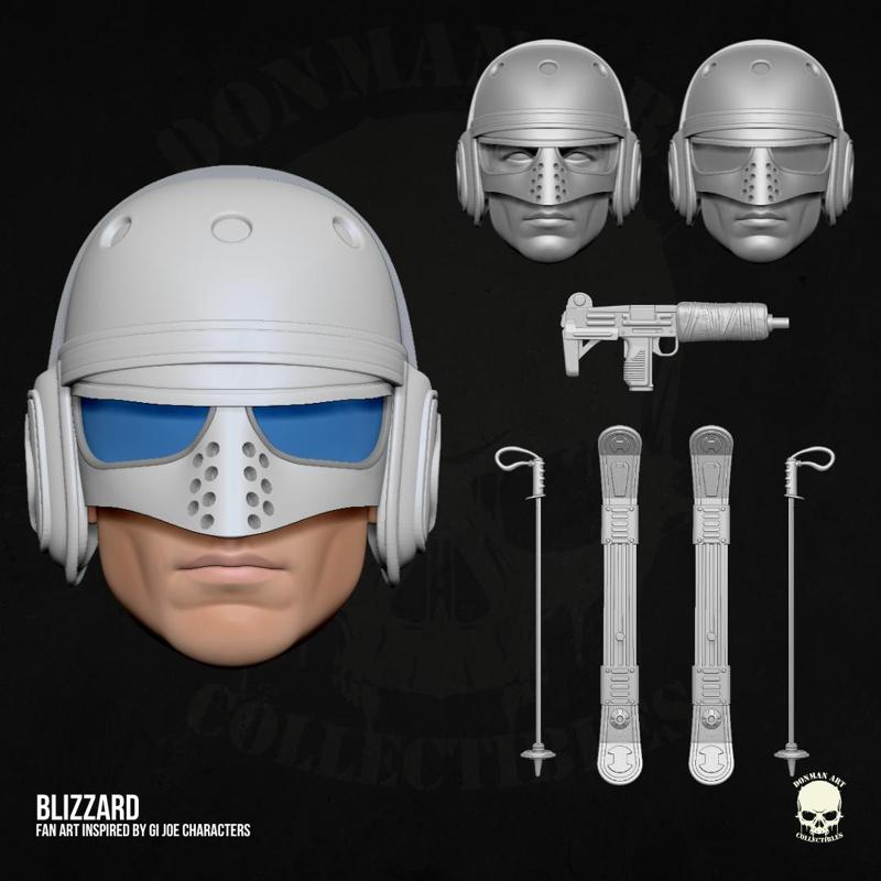 Blizzard GI Joe Fan Art STL for Action Figures