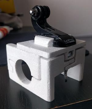 Triumph Speed Triple Handlebars support gopro / iphone6