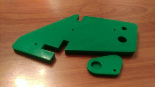 Anet A6 upper plates w/bearing mount