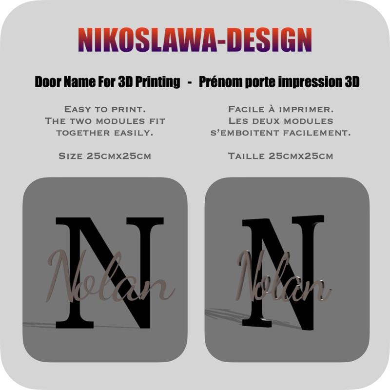 FIRST NAME NOLAN FOR BEDROOM DOOR