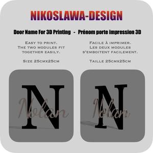 FIRST NAME NOLAN FOR BEDROOM DOOR
