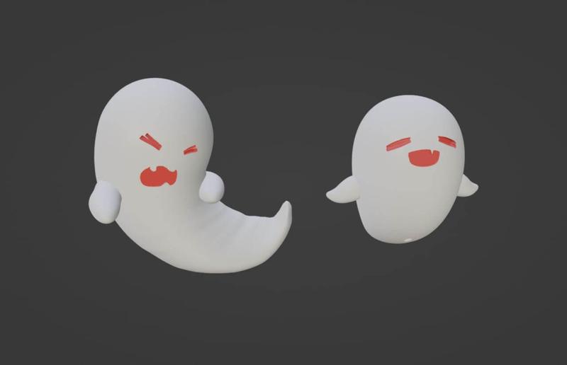 Hutao ghosts (genshim impact)