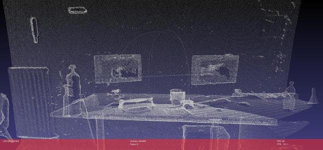 Hack Space @ RFA Pointcloud Scan